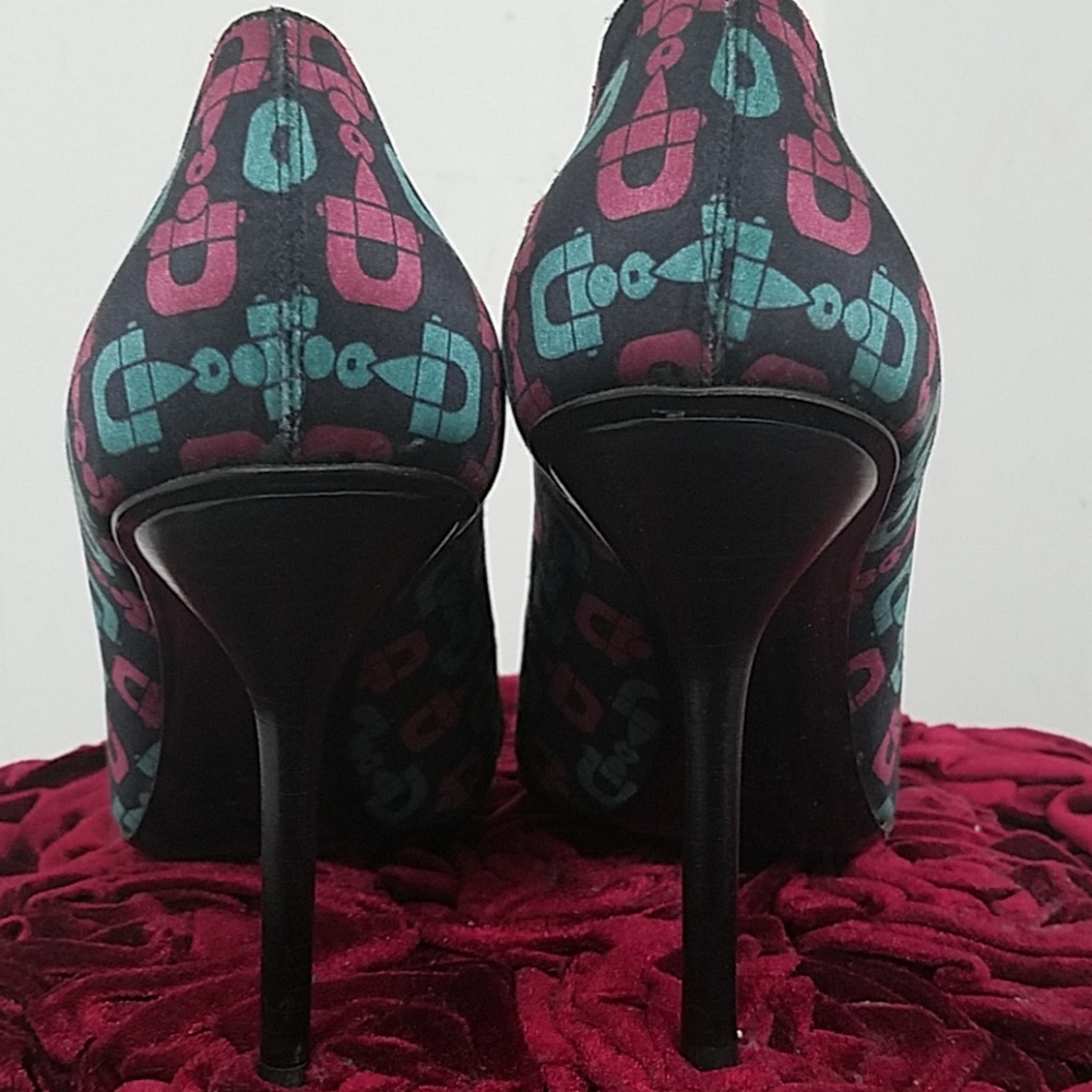 Gucci crystal horsebit accent peeptoe - Picture 7 of 7